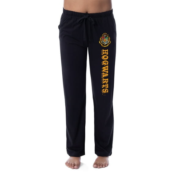 Harry Potter Men's Hogwarts Castle School House Crest Pajama Pants - 5 Styles