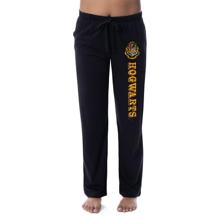

Harry Potter Women s Hogwarts Castle Crest Logo Loungewear Pajama Pants L