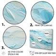 thumbnail image 3 of Designart "Liquid Art Of Oceanic Charm" Ocean Floater Framed Canvas Art Print, 3 of 5