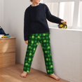 thumbnail image 5 of Xecao Happy St. Patrick's Day5 Print Teenagers' Pajama Pants Long Sleep Pants Soft Elastic Waist Pajama Bottoms Elastic waist with 2 Pockets 5-16 Years-XS(5-6), 5 of 6