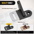 thumbnail image 5 of Nilight Light Mounting Bracket Hood Cowl Mount Brackets for Front A-Pillar Auxiliary Offroad LED Work Pods Lights on Jeep Wrangler JL JLU Gladiator JT 2018 2019 2020 2021 2022 2023 2024 2025, Black, 5 of 8