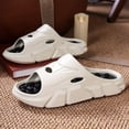 thumbnail image 2 of Rokment Adult Massage Cloud Slippers for Women Men Unisex Acupressure Neuropathy Plantar Fasciitis Relief Shoes Sandals Mat White Size 9, 2 of 6