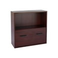 thumbnail image 1 of Safco Apres Modular Storage Shelf with Lower - Bibliothèque - Bois - Acajou, 1 of 3
