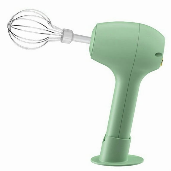 Wireless Portable Electric Food Mixer Automatic Whisk Dough Egg Beater Baking Cake Cream Mixer Kitchen Tool Green,1 x blender 1 x usb data cable 1 x English instruction manual,Green