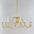 thumbnail image 5 of 12168GL Maxim Lighting Plumette - 8 Light Chandelier In Traditional Style-30 Inches Tall and 36 Inches Wide-Gold Leaf Finish    -Traditional, 5 of 5
