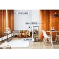 thumbnail image 4 of Orange Abstract Curtains 42Wx63H Inch Rod Pocket Modern Contemporary Vintage Retro Ombre Dark Striped Curtains Bedroom Window Drapes Simple Brown Rustic Printed Living Room Window Treatment, 4 of 5