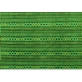 thumbnail image 1 of Ahgly Company Indoor Rectangle Abstract Green Modern Area Rugs, 2' x 5', 1 of 4
