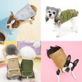 thumbnail image 4 of Lined Winter Dog Jacket Coats For Small Breed Puppy Pet Cold Weather Vest With Leash Attachment, 4 of 7