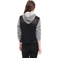 thumbnail image 5 of Día de San Patricio Chaqueta Vaquera Con Capucha Y Cordones En Capas Para Mujer Con Bolsillos Negro S, 5 of 5