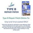 thumbnail image 2 of Kit de reparación de asientos de vinilo tipo B con adhesivo adhesivo TEAR-AID, 2 of 5