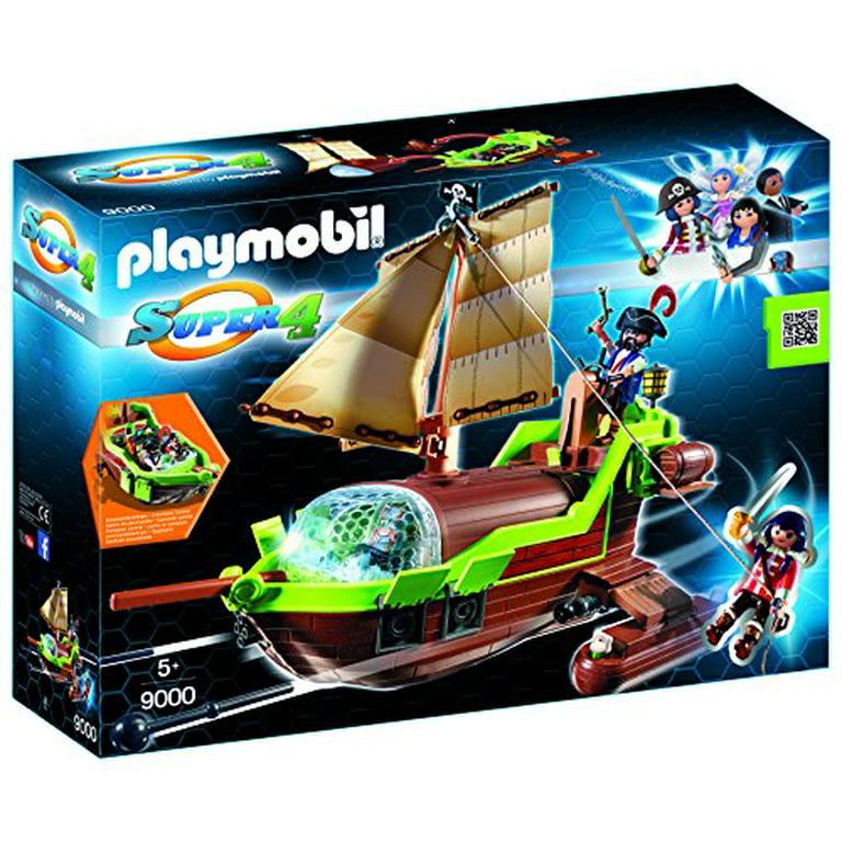 Misbrug skrå Gå rundt Playmobil 9000 Super 4 Floating Pirate Chameleon With Ruby - Walmart.com