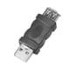thumbnail image 3 of 2024, adaptador de cable Firewire Ieee 1394 de 6 pines hembra F a USB M macho, 3 of 3