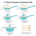 thumbnail image 2 of M MELENTA Pots and Pans Set Nonstick, 11pcs Kitch, 2 of 6
