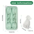 thumbnail image 6 of Dog Ice Cube Mold Silicone with Lid, 2.8” Slow-Melting Ice Trays for Whiskey & Cocktails - Dog Lover Gifts (Green), 6 of 7