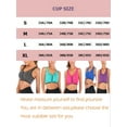 thumbnail image 2 of Women's Zipper Front Bras Yoga Sports Bras Training Stretch Tank Top High Impact Padded Bra Front With Zipper Closure, 2 of 6
