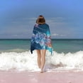 thumbnail image 6 of PHYHOO Jellyfishes Print Sand Free Microfiber Beach Towel Lightweight Oversized Quick Dry for Kids &amp; Adults for Swimming, Pool, Camping, Yoga, Traveling Essentials 30x60in, 6 of 8