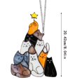 thumbnail image 2 of Ganfancp Christmas Cats Christmas Tree Suns Catcher 2024 Christmas Decorations For Window Christmas Cute Xmas Gift Xmas Christmas Decor Hanging Indoor Window Decoration Ofertas de La Semana 1* Amulet, 2 of 2