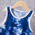 thumbnail image 6 of TOWED22 Baby Toddler Boy Clothing 2pcs Summer Sleeveless Tee Tank + Cute Graphic Pocket Shorts Lightweight Outfits Set(Blue,5-6 Y), 6 of 9