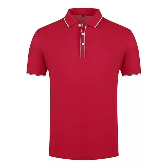 Playera Tipo Polo Manga Corta Casual Elástica Para Hombre