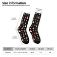 thumbnail image 2 of Logiee Christmas Tree and Gold Socks Print Adult Socks for Men & Women,Calf Socks, Ankle Socks,Boots Socks,Breathable Casual Sock,Unisex Crew Socks, 2 of 6