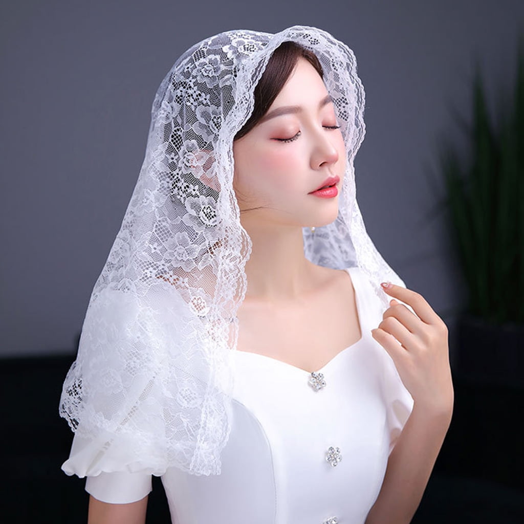 sexy summer dress Classy Spanish Mantilla Veils Lace Bridal Veil Viniodress AC1309