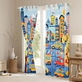 thumbnail image 3 of Castle Fairy Cartoon Car Black Out Curtains,Car Theme Curtains Pack of 2 (42x63 Each), 3 of 6