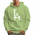thumbnail image 5 of Men's Hoodie LA Pattern Midweight Sweatshirt Pullover, 5 of 16