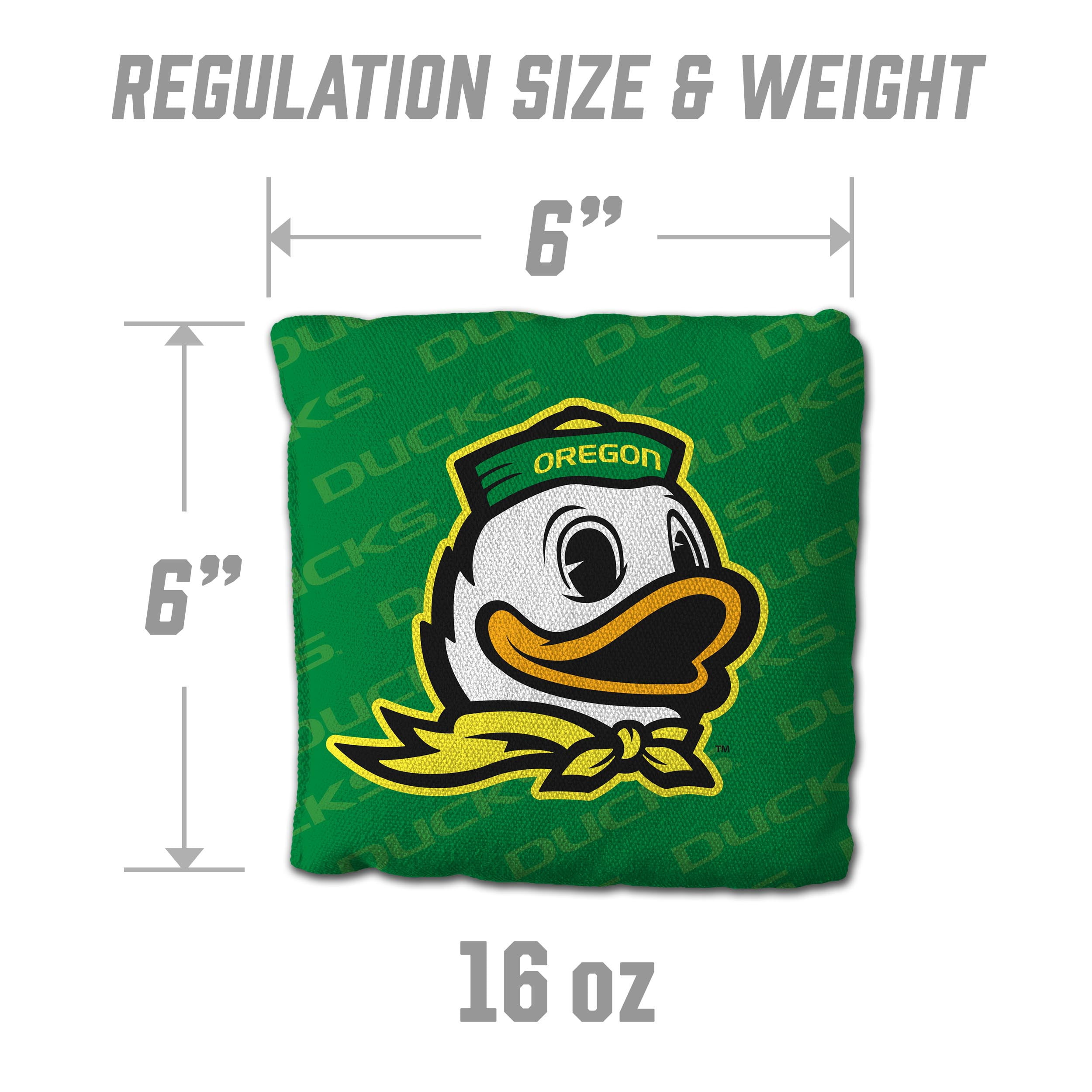 NCAA Oregon Ducks Cornhole Bags - 4PK - Green