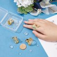 thumbnail image 3 of 12 Pcs DIY Blank Dome Finger Ring Making Kit Flat Round Brass Cuff Finger Rings Components Golden Flat Round Blank Bezel Rings for Jewelry Making Memorial Photo Charms US Size 11 3/4(21mm) DIY, 3 of 6