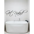 thumbnail image 2 of Get Naked Vinyl Wall Decal Funny Bathroom Quote Sticker Removable Peel Stick Décor Durable Waterproof Vinyl Easy to Apply & Remove Perfect for Modern Rustic or Minimalist Bathroom Décoration, 2 of 3