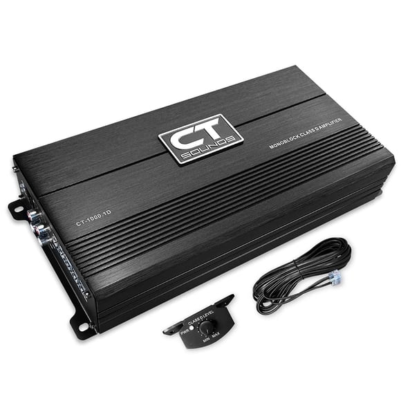 Amplificador monobloque de audio para coche CT Sounds CT-1000.1D 1000W