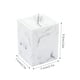thumbnail image 3 of Wosthever Caja de varillas de resina de tamaño algodón con tapa única para organizar la pequeña caja de algodón tejida de mármol del Almacenamiento y organización del hogar, 3 of 6