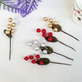 thumbnail image 4 of PENGXIANG 10Pcs Artificial Berry Branch Simulation Plant Christmas Home Party Decor Props, 4 of 9