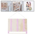 thumbnail image 4 of Organizador colgante de horquillas para el cabello, soporte para lazos, cintas, diademas, clips, colgador Rosa, 4 of 9
