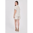 thumbnail image 3 of Conjunto camisero tipo lino Roman Fashion /Juvenil, 4388 (Arena) beige G, 3 of 4