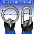 thumbnail image 5 of DocksLocks 3ft Weatherproof Cinch Style Security Chain (3ft/6ft/10ft) - Heavy Duty, Marine Grade Steel, Theft Prevention Strong Multi-Purpose Lock - 2.75 lbs, 5 of 5