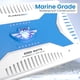 thumbnail image 4 of Pyle 2.1 Receptor Amplificador Marino Bluetooth - Amplificador De Audio Puenteable Inalámbrico De 6 Canales Impermeable Para Altavoz Estéreo Con Fuente Mosfet Dual De Potencia De 2000 Vatios Nivel De, 4 of 5