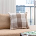 thumbnail image 5 of Herringbone Check Cotton Cushions Set of 2 Poly Filled With Zipper Machine Washable, 5 of 5
