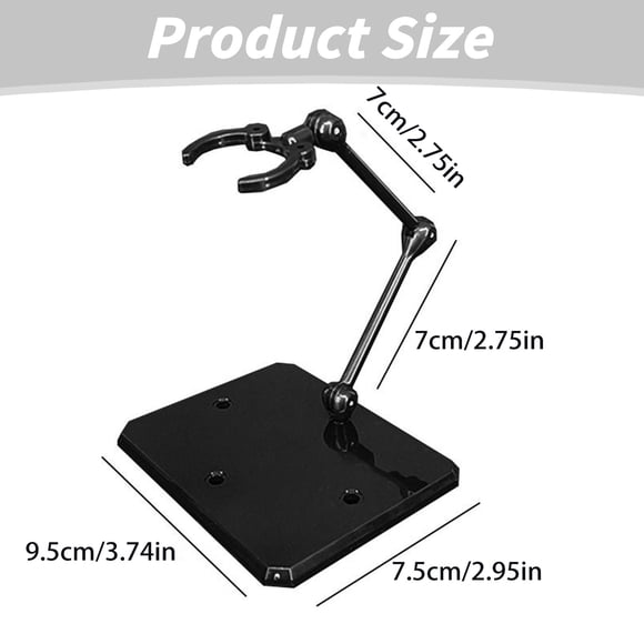 Desktop Ornament Decor Action Figure Stand Assembly Action Figure Display Holder Base Doll Model Support Stand Compatible with Rg Sd 1/144 Toy with Screwdriver Transparent Valentine Decorations Indoo