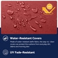 thumbnail image 5 of Bellefurn Deep Seat Cushion Set 25x22x4 inch Outdoor Cushions for Patio Furniture,Outdoor Chair Cushions Waterproof & Fade Resistant Patio Furniture Cushions for Wicker Chair,Sofa,Couch, 5 of 8