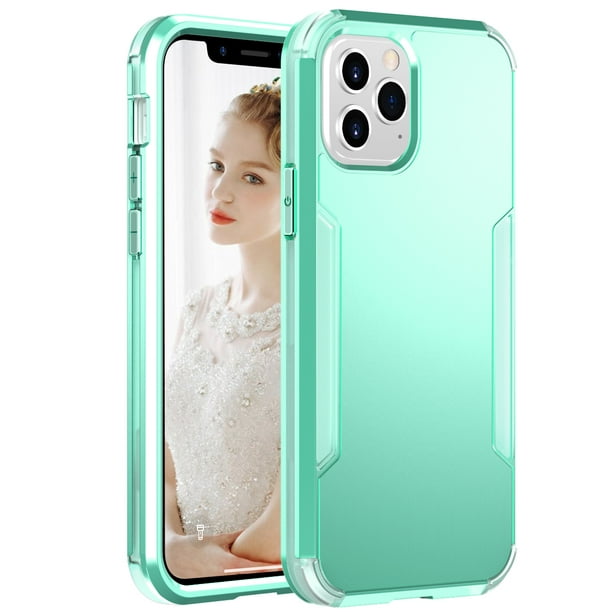 Allytech Iphone 12 Mini Case 5 4 Without Screen Protector Heavy Duty Protection Hybrid Hard Pc Shell Anti Scratch Shockproof Bumper Back Cover Case For Apple Iphone 12 Mini 5 4 Green Walmart Com
