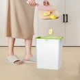 thumbnail image 2 of Kitchen Trash Can, Step-On Garbage Can with Lid, Tall Kitchen & Bathroom Trash Can, Small Office Waste Bin, White - Xuniizn, 2 of 7