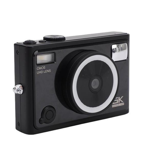 Cámara Digital De 5k Para Fotografía, Cámaras Duales Delanteras Y Traseras De 64MP Cámara Vlogging Para Video De YouTube Con Pantalla Táctil De 2.8", Luz De Relleno