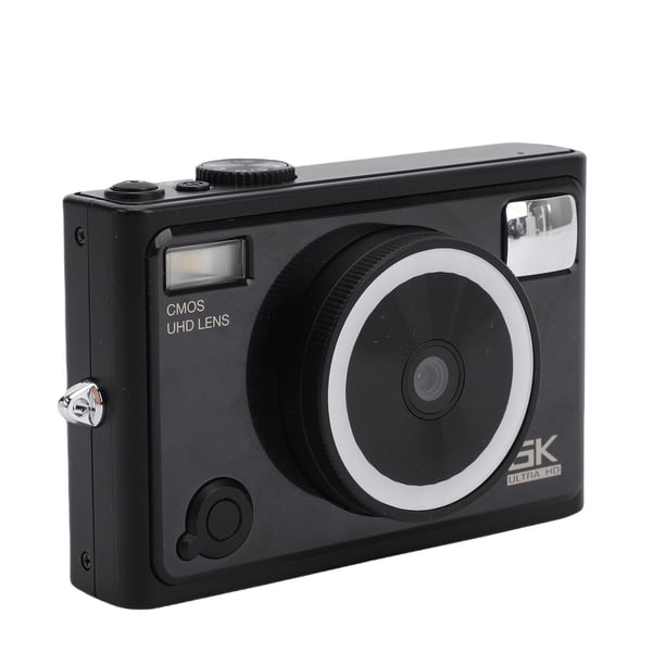 Cámara Digital De 5k Para Fotografía, Cámaras Duales Delanteras Y Traseras De 64MP Cámara Vlogging Para Video De YouTube Con Pantalla Táctil De 2.8", Luz De Relleno