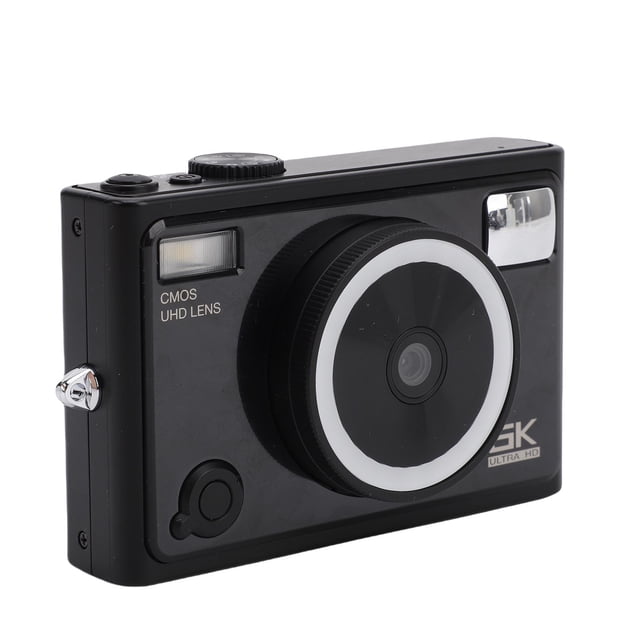 Cámara Digital De 5k Para Fotografía, Cámaras Duales Delanteras Y Traseras De 64MP Cámara Vlogging Para Video De YouTube Con Pantalla Táctil De 2.8", Luz De Relleno
