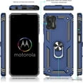 thumbnail image 3 of Compatible for Moto G Stylus 2021 Case with HD Screen Protector, [Military-Grade] Magnetic Ring Holder Kickstand Shockproof Protective Phone Case for Motorola Moto G Stylus 2021, Blue, 3 of 13