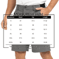 thumbnail image 3 of Sewkxo Men's Golf Shorts Inseam Stretch Quick Dry Casual Work Dress Shorts with 4 Pockets,Dark Blue M, 3 of 6