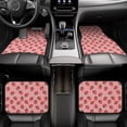 thumbnail image 6 of Uemuo Car Floor Mats - Strawberries Pattern Carpet Floor Mats for Cars, Auto Accessories Front & Rear Car Floor Foot Mat Sets of 4 Pieces, 6 of 6