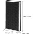 thumbnail image 3 of 1 Set 112 H13 True HEPA Replacement Filter Compatible for 112 V2.0 Air Purifie-r, 3-in-1 True HEPA Activated Carbon Filter, 3 of 7