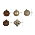 thumbnail image 3 of Holiday Time 45-Count Shatterproof Ornaments-Brown/Bronze/Champagne, 3 of 5